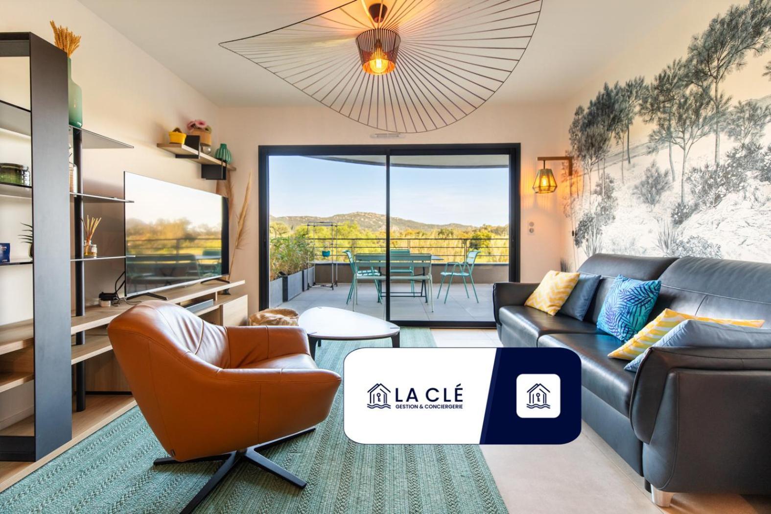 La Cle Terrasse, Proche Port,Centre, Parking,Clim Apartment Порто-Векио Екстериор снимка